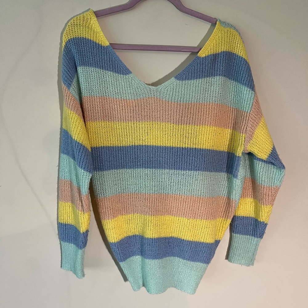 Open back sweater - Picture 2 of 3